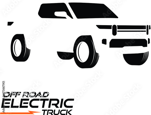 Electric Truck White