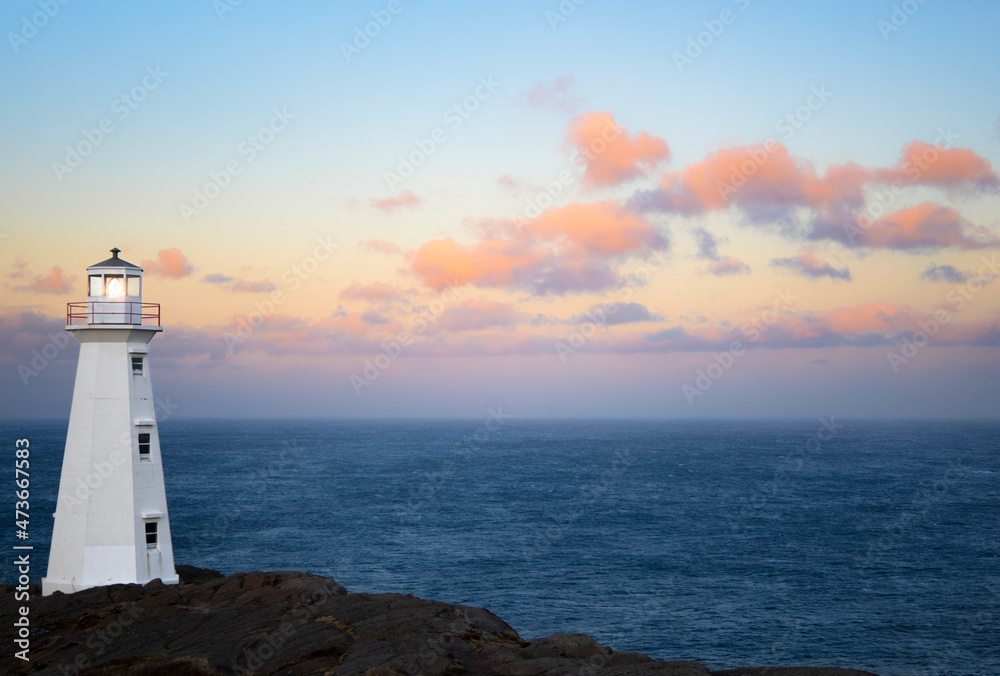 A peaceful sunset at the Eastern edge of North America A peaceful sunset at the Eastern edge of North America