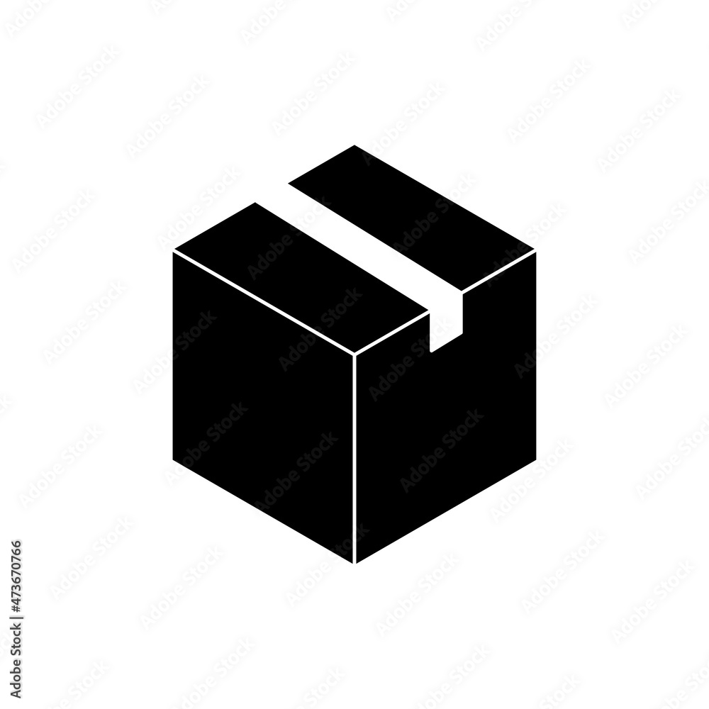Box icon vector design templates on white background Box icon vector design templates on white background