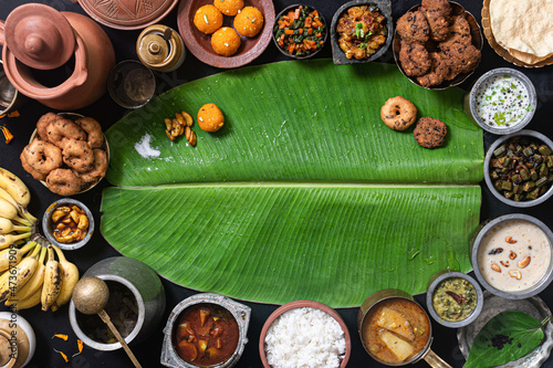 Authentic South Indian full meals photo