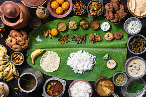 Authentic South Indian full meals photo