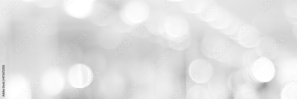 Obraz na płótnie Blur abstract bokeh festive light background, banner, backdrop, wallpaper w salonie