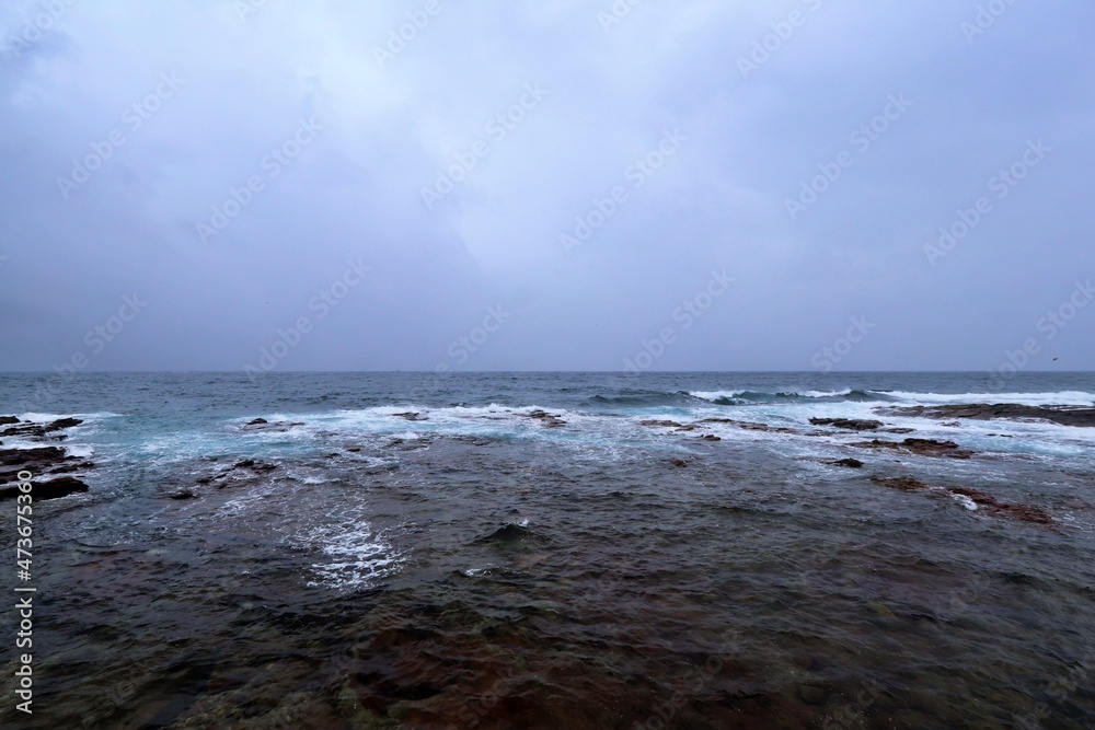 Fototapeta premium storm over the sea