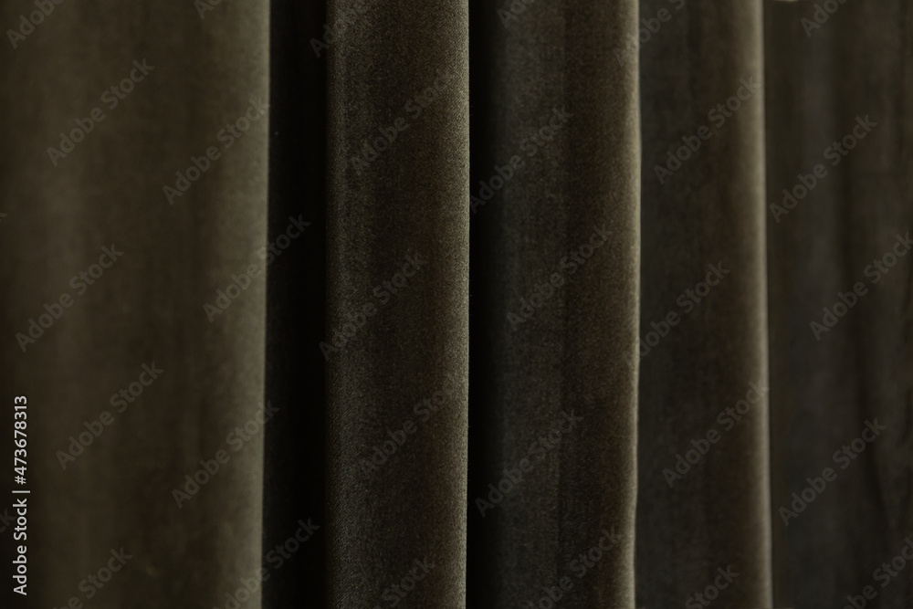 Green velvet curtain background horizontal Green velvet curtain background horizontal