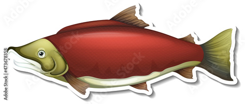 Fish animal cartoon sticker photo