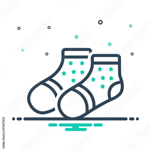 Mix icon for socks