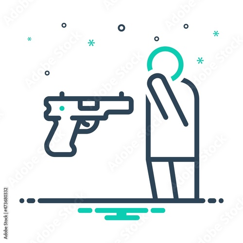 Mix icon for threatening