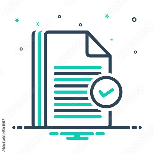 Mix icon for validation