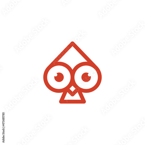 Head of chicken illustration logo