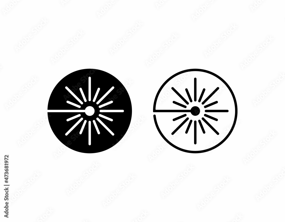 laser beam vector icon laser beam vector icon