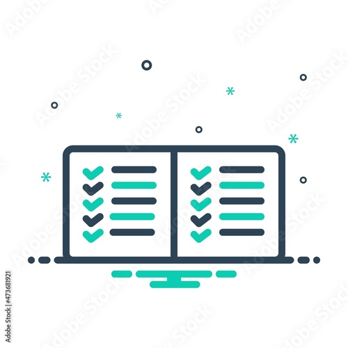 Mix icon for scheduling