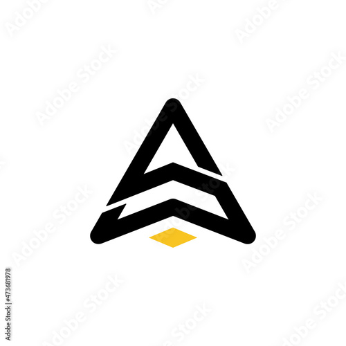 Stylish letter S logo