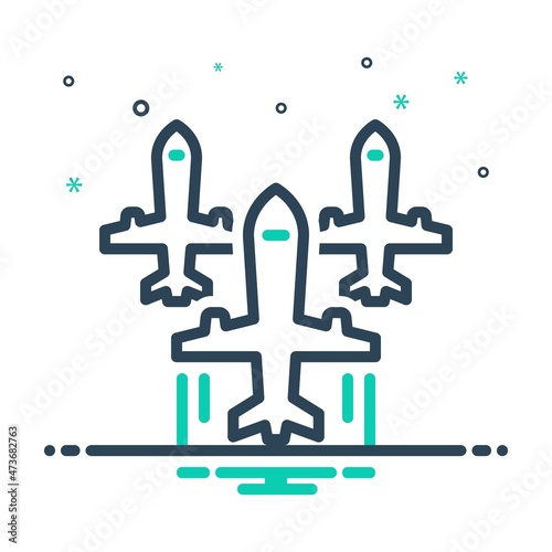 Mix icon for planes