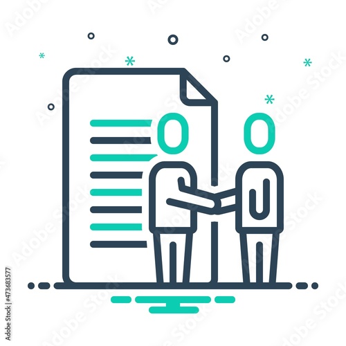 Mix icon for dealing