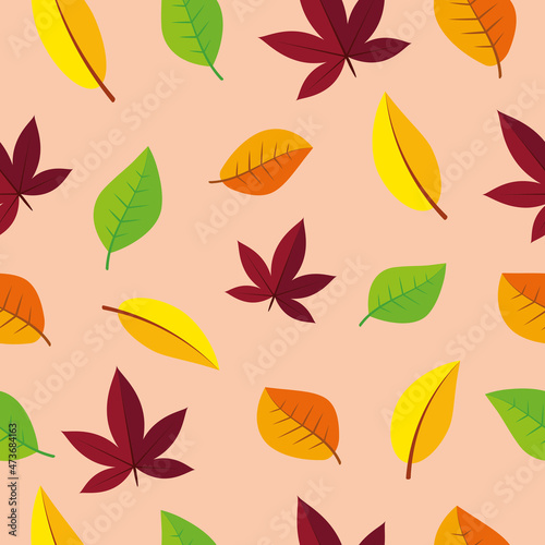 pattern 1 , wallpaper, fabric, autumn, leaves, bright colors
