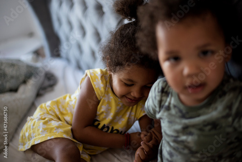 Toddlers playing together