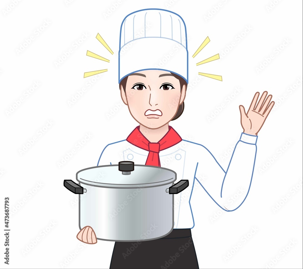 コックの女性 コックの女性