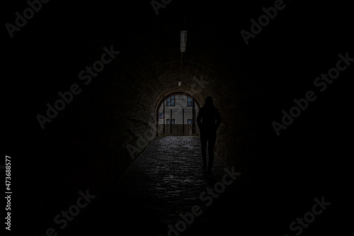 Tunel w bunkrze