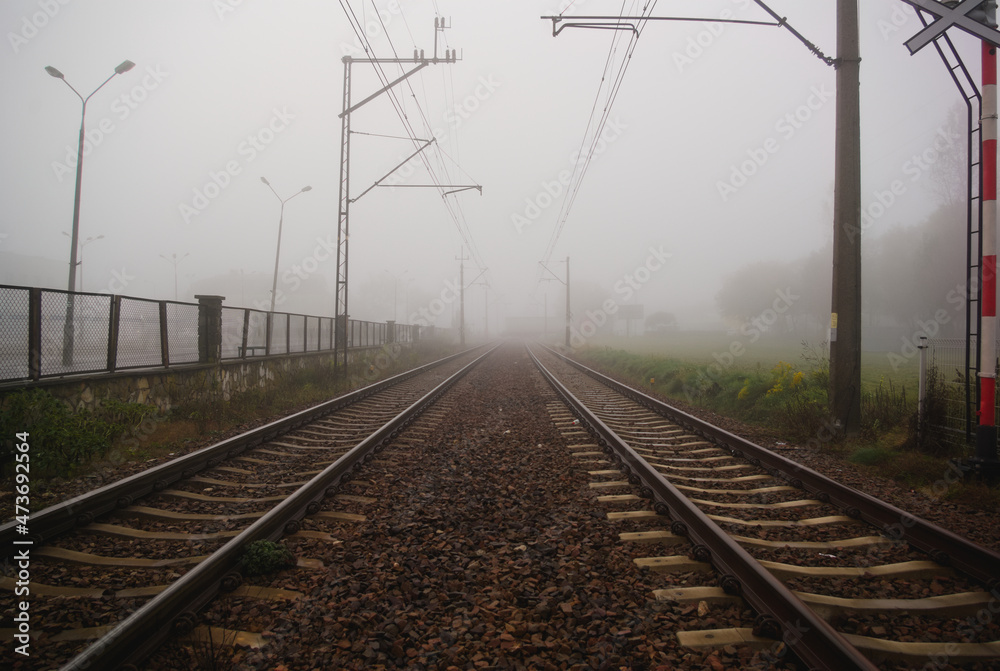 railway in the countryside