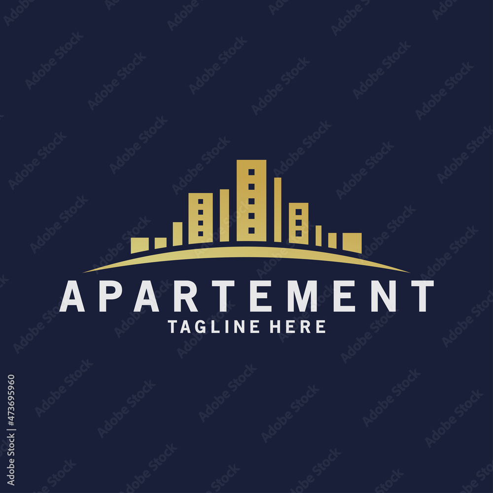 Obraz premium city logo concept