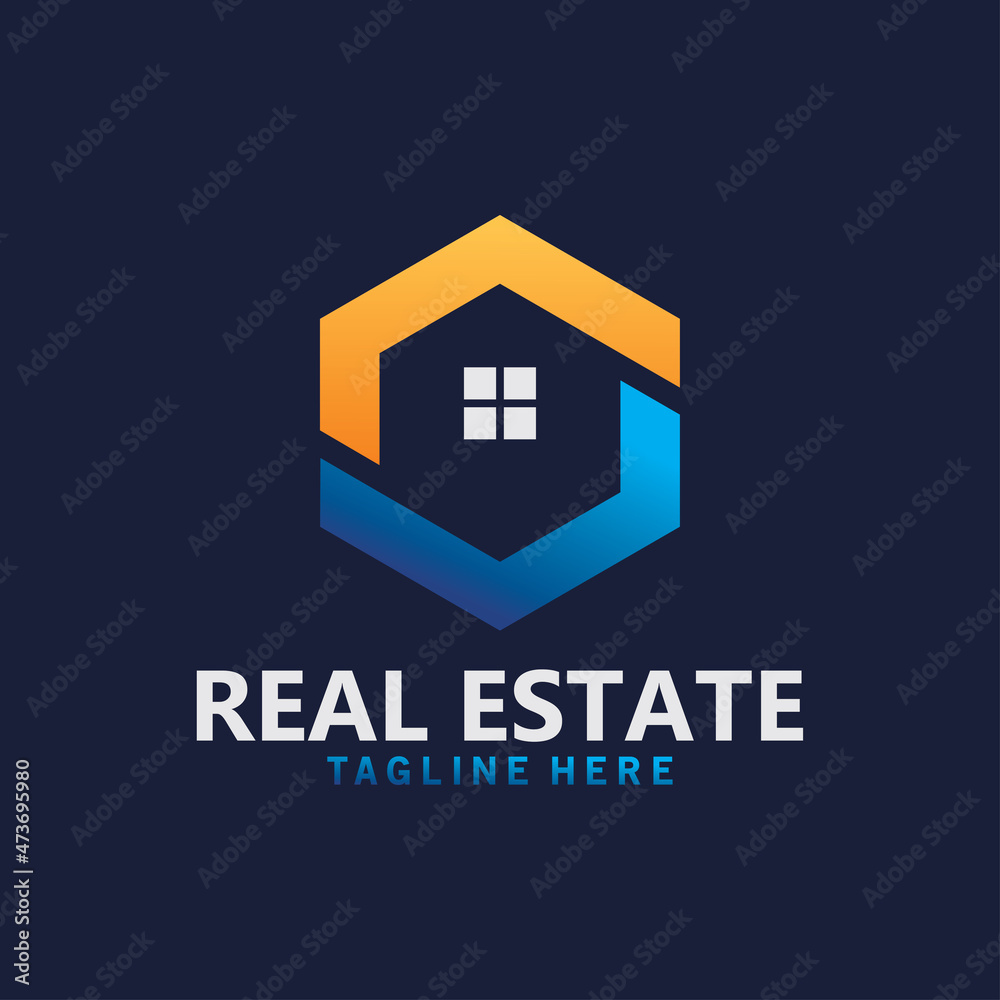 Obraz premium box house logo