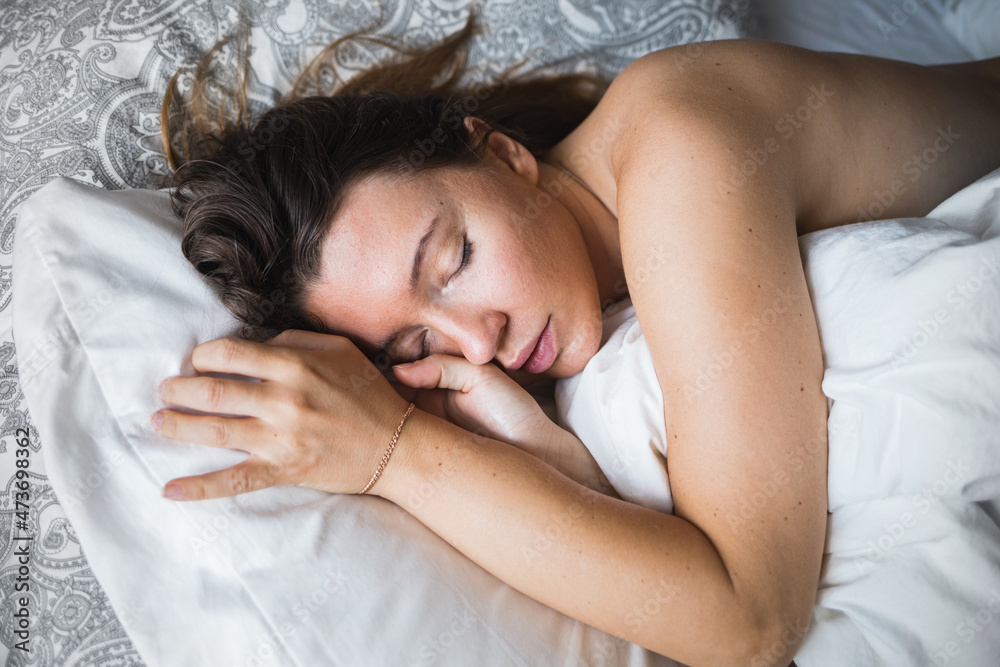 Portrait of a sleeping woman Portrait of a sleeping woman