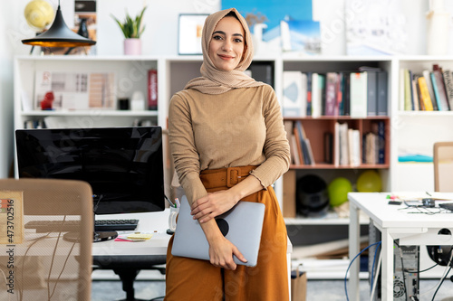 Portrait of business arabic woman photo