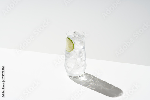 Gin and tonic cocktail photo