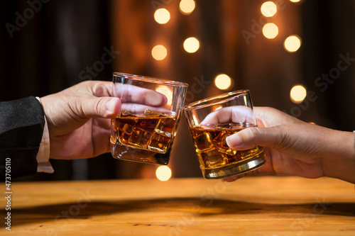 whiskey  for a friendly party in a bar or a restaurant.