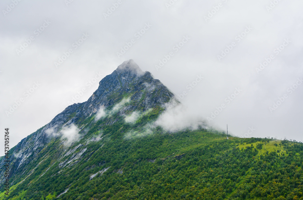 View from Mountain in Norway View from Mountain in Norway