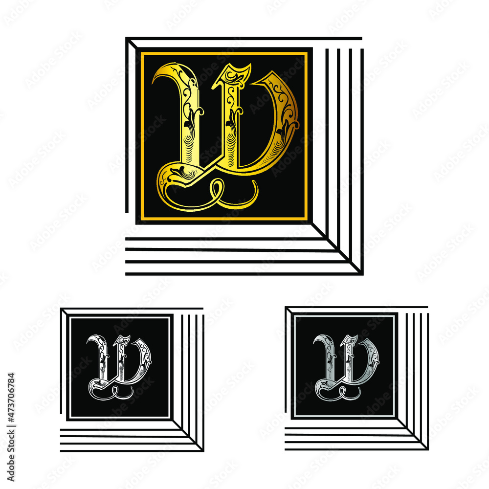 letter W logo. minimal design concept, font logo design. Stock Vector ...