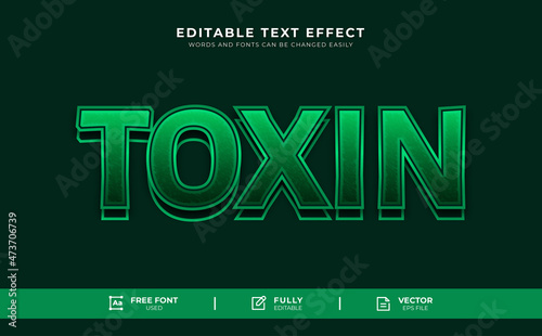 Toxin Editable Text Effect
