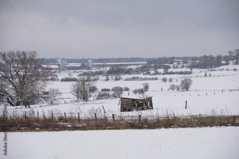 Fototapeta premium Landscape near the german city called Hallenberg