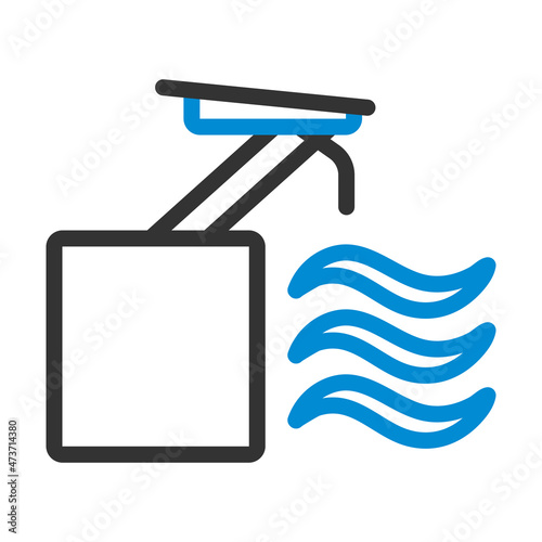 Icon Of Diving Stand