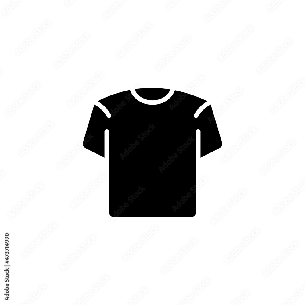 t-shirt icon designed in solid black style and glyph style in fashion and accessories icon category t-shirt icon designed in solid black style and glyph style in fashion and accessories icon category