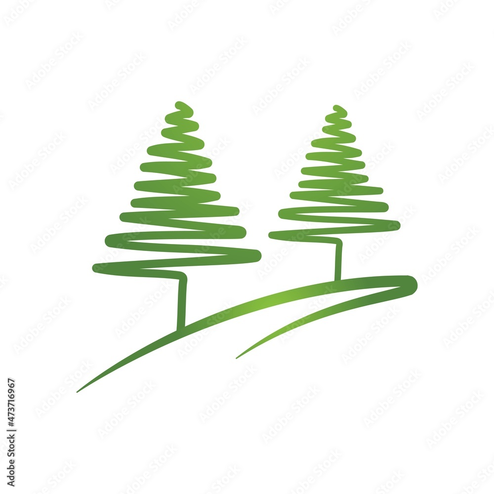 Fototapeta premium pine tree christmas