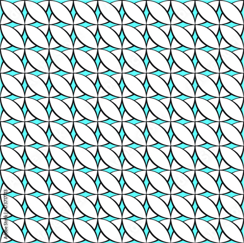 Unusual abstract background of blue and white