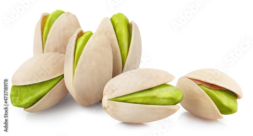 Wallpaper Mural Delicious pistachios, isolated on white background Torontodigital.ca