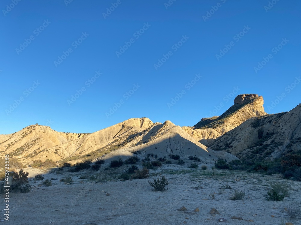 Tabernas desert, Almería, Spain. Movie location Tabernas desert, Almería, Spain. Movie location