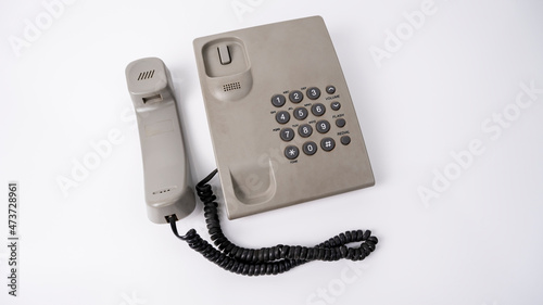 A wired telephone (or telefon) is a telephone connected to the public switched telephone network (PSTN) by a wire called a wireline. The wired telephone is one of the most iconic inventions.