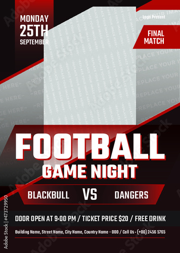 Football Game Flyer