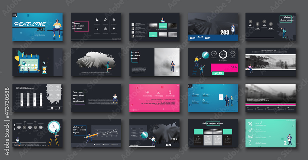 Business presentation, powerpoint, start, infographic design template with colorful elements, black background. A team of people creates a city business. Financial work in a team. Use of flyers, photo Business presentation, powerpoint, start, infographic design template with colorful elements, black background. A team of people creates a city business. Financial work in a team. Use of flyers, photo