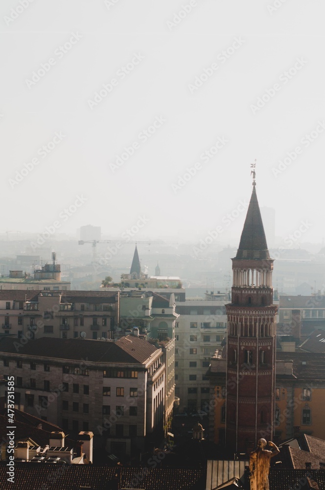 Beautiful View Of Historical Part Of Milan Beautiful View Of Historical Part Of Milan