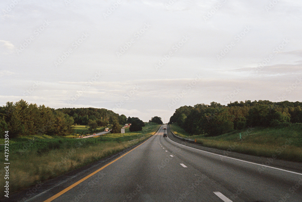 Evening Highway Drive Evening Highway Drive