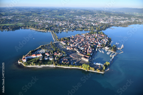 Luftbild von Lindau