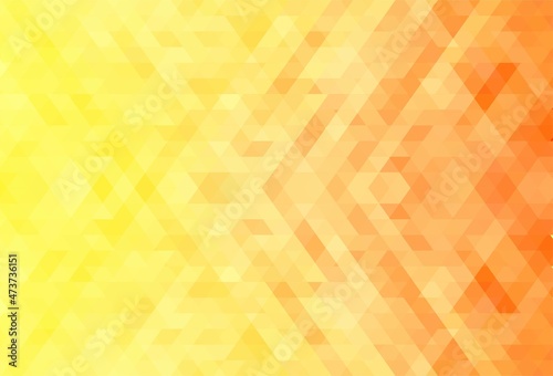 Abstract orange and yellow geometric shapes background