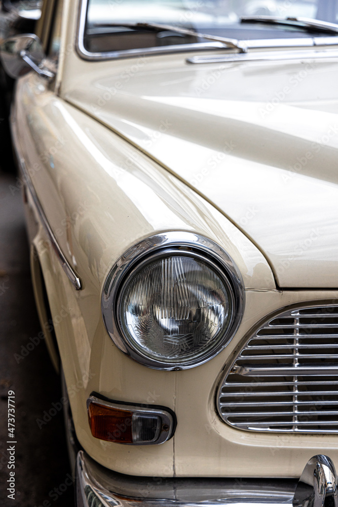 Front Fender Of Classic Car Front Fender Of Classic Car