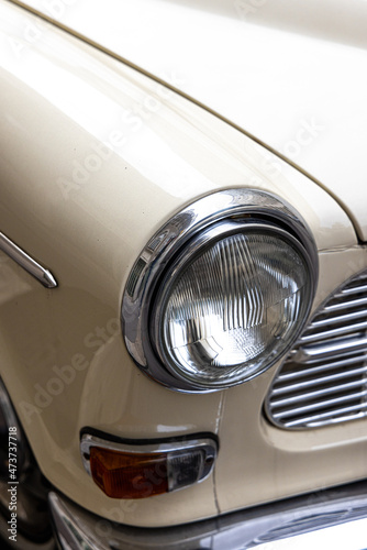 Front Fender Of Classic Car photo