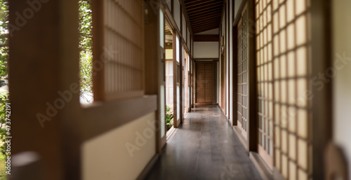 Traditional japan house photo