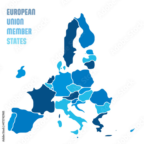 Simplified smooth map of EU